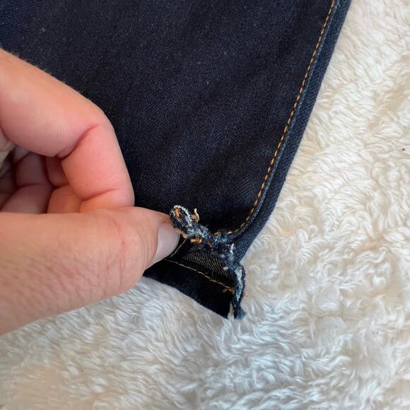 Abercrombie & Fitch Women’s A&F Skinny Jeans Dark Wash Size 28x35 Tall Long - Picture 10 of 11